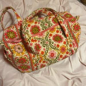 Vera Bradley Small Duffel Bag in Folkloric